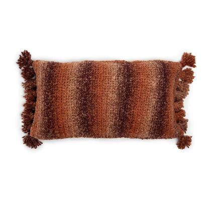 Bernat Boucle Texture Crochet Pillow Crochet Pillow made in Bernat Toasty yarn