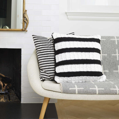 Stitch Club Chunky Waffle Crochet Pillow + Tutorial Single Size