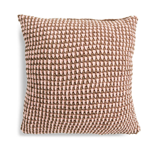 Crochet Pillow made in Bernat Blanket yarn