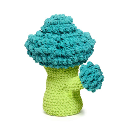 Bernat Crochet Brock the Broccoli Toy Crochet Toy made in Bernat Baby Blanket yarn