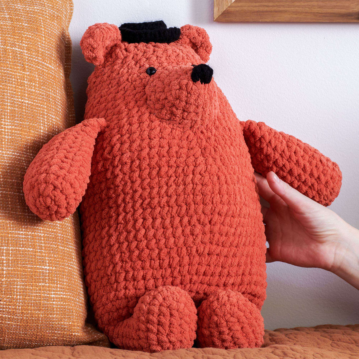 Crochet Toy made in Bernat Blanket yarn
