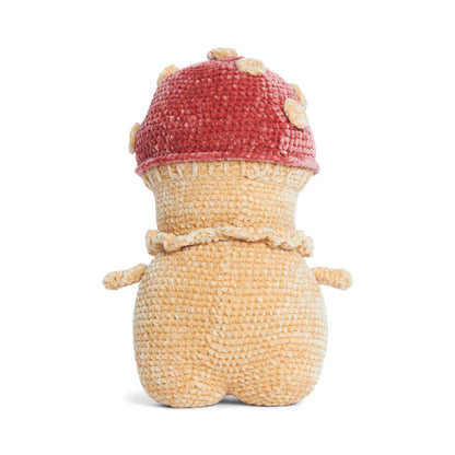 Bernat Florence the Fungi Crochet Toy Crochet Toy made in Bernat Velvet yarn
