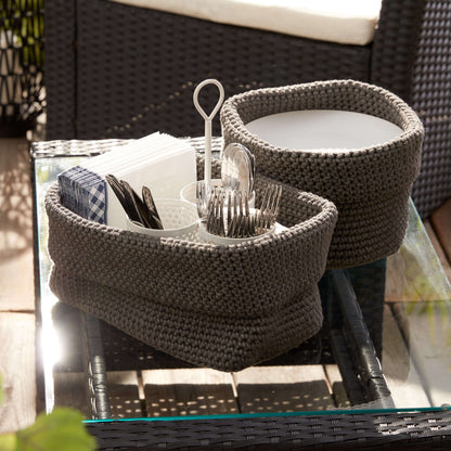 Bernat Crochet Cutlery Baskets Small