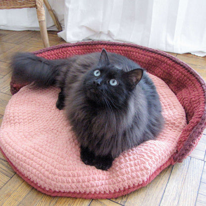 Bernat Delux Crochet Pet Bed Atlantic