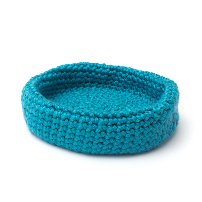 Bernat Crochet Cat Nap Nest Crochet Pet Bed made in Bernat Mega Bulky yarn