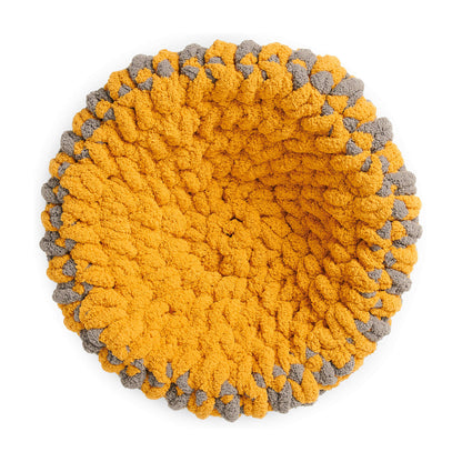 Bernat Crochet Pet Nap Bed Crochet Pet Bed made in Bernat Blanket Extra Thick yarn