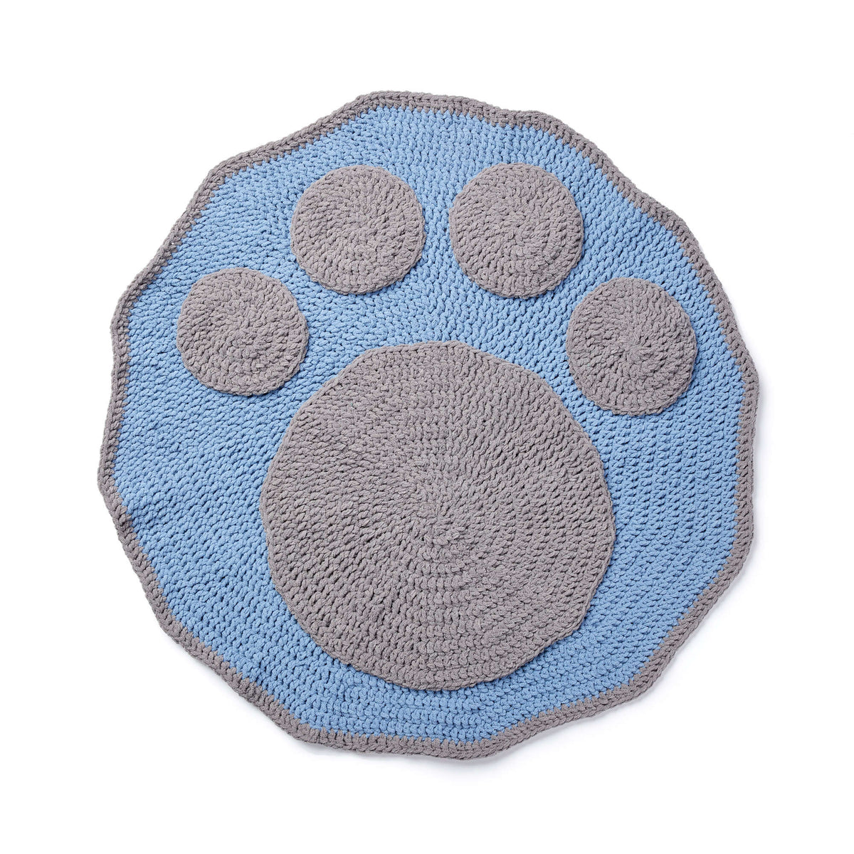Crochet Blanket made in Bernat Blanket Pet yarn