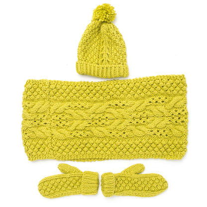 Bernat Knit Chill Chaser Mittens Green