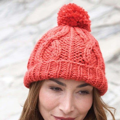 Bernat Softee Chunky Cable Hat Hers