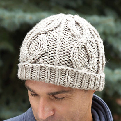 Bernat Softee Chunky Cable Hat Hers
