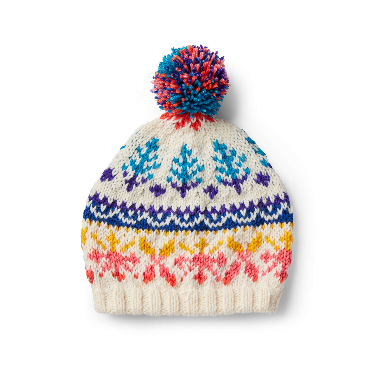 Knit Hat made in Bernat Super Value yarn