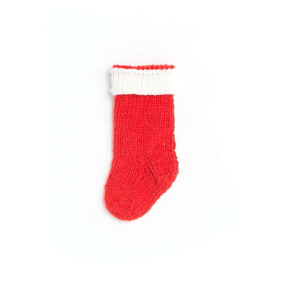 Bernat Knit Advent Mini Mittens Knit Holiday made in Bernat Satin yarn