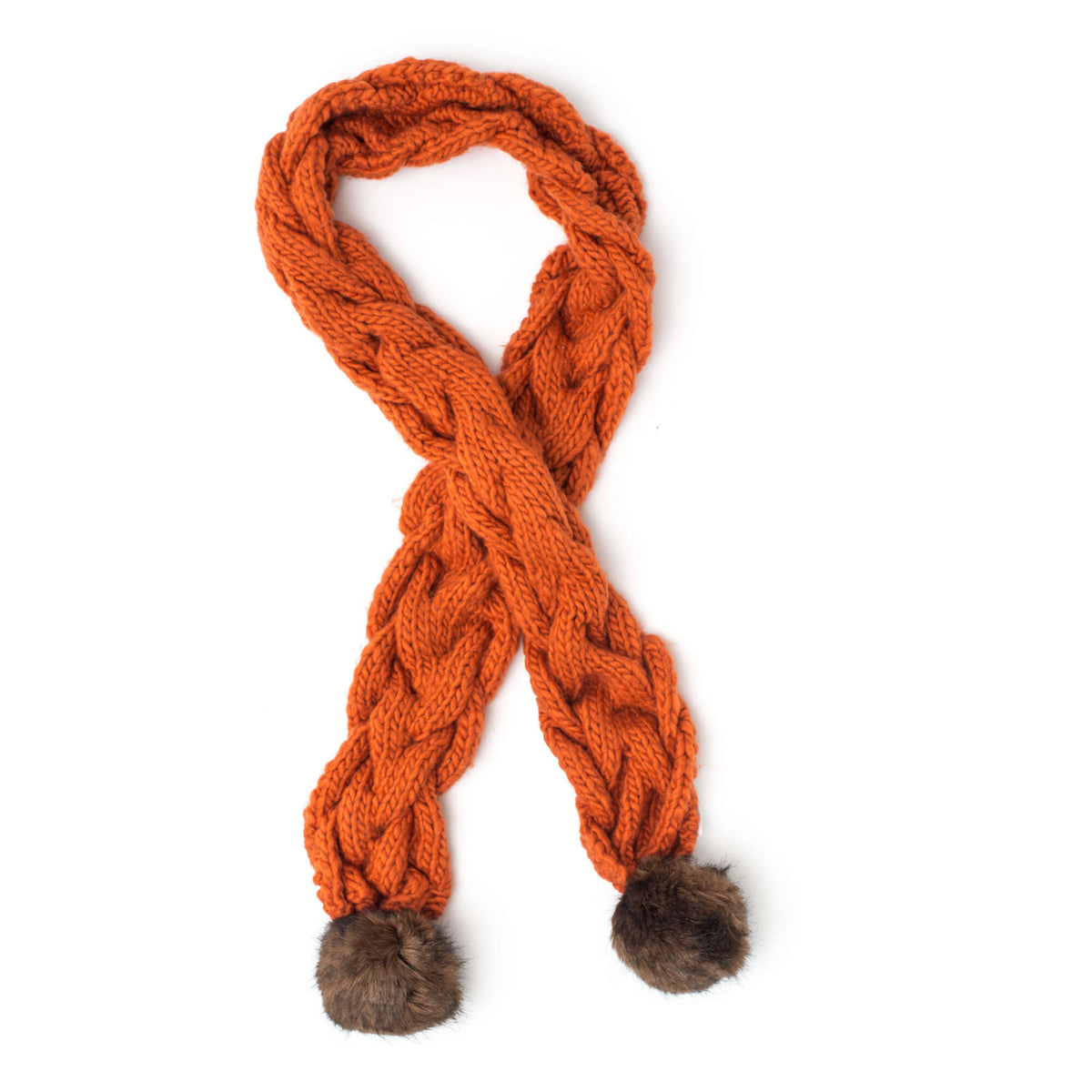Knit Scarf made in Bernat Roving yarn
