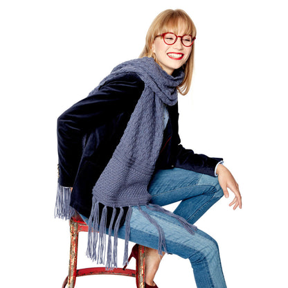Bernat Texture Mix Knit Scarf Single Size