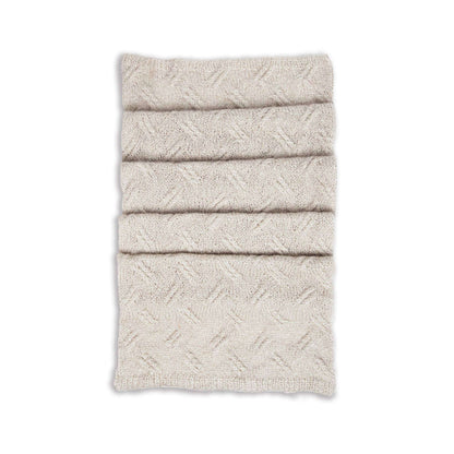 Bernat Big Cable Knit Wrap Knit Wrap made in Bernat Plentiful yarn