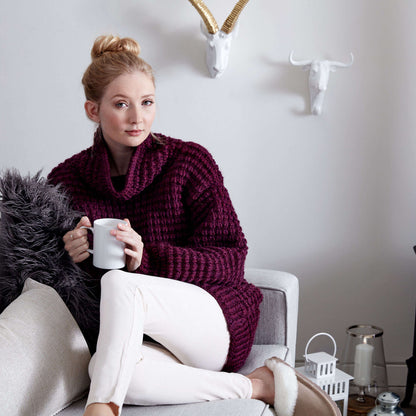 Bernat Easy-Going Knit Pullover 2XL/3XL