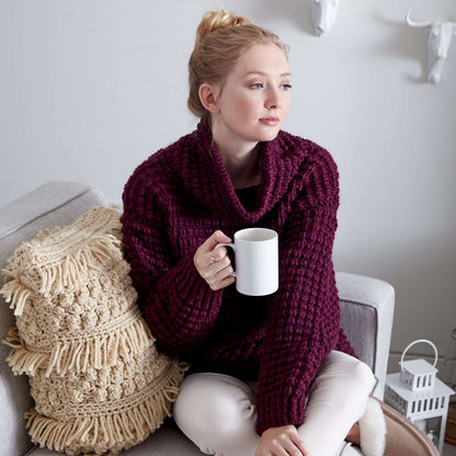 Bernat Easy-Going Knit Pullover 2XL/3XL