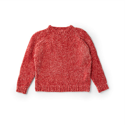Bernat Knit Top Down Pullover All Variants