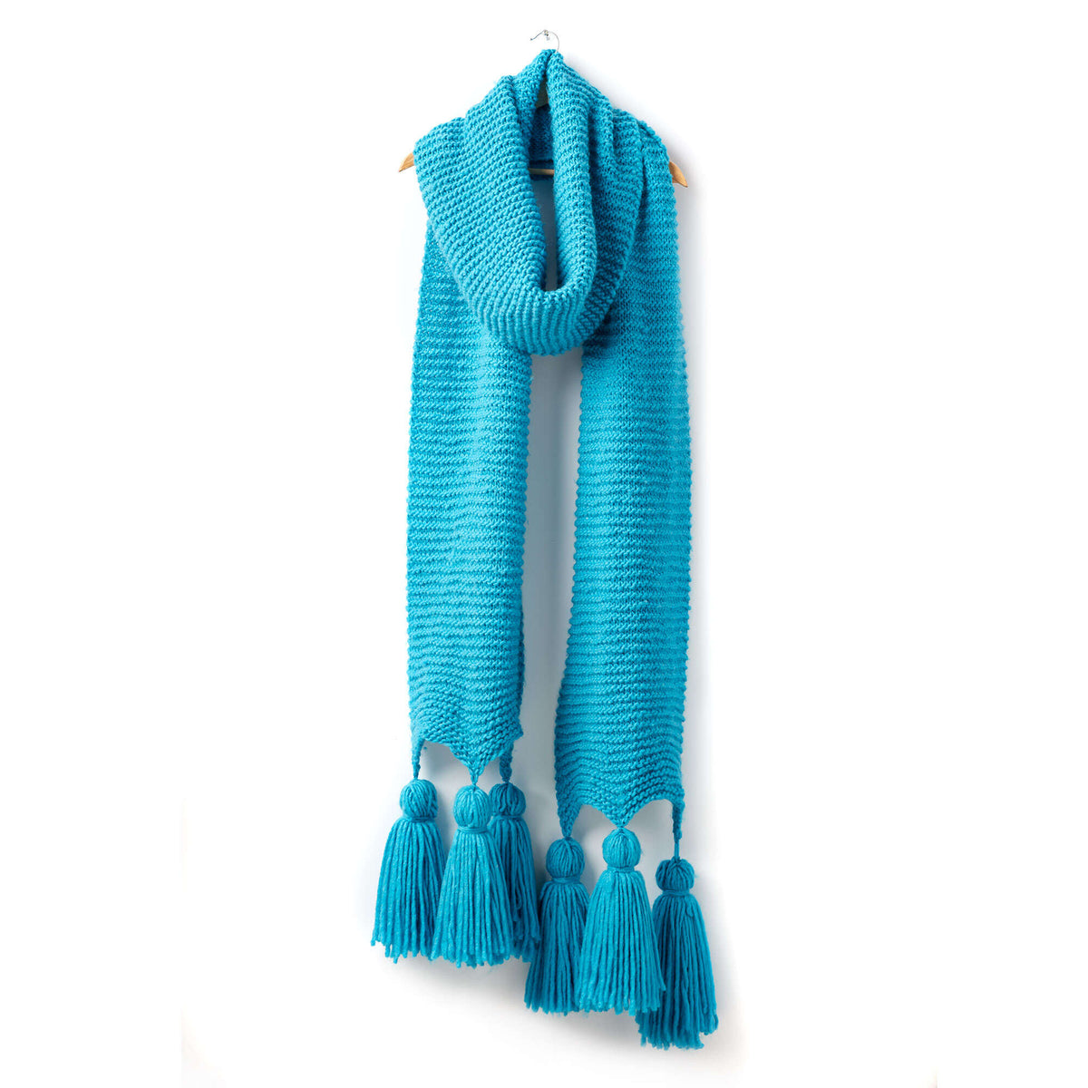 Knit Scarf made in Bernat Roving yarn