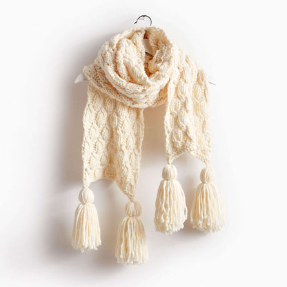 Bernat Make It Big Knit Super Scarf Wine