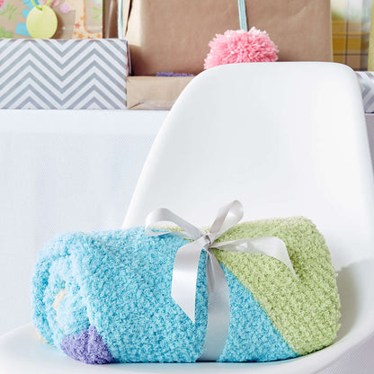 Bernat Baby Chevron Knit Blanket Knit Blanket made in Bernat Pipsqueak yarn
