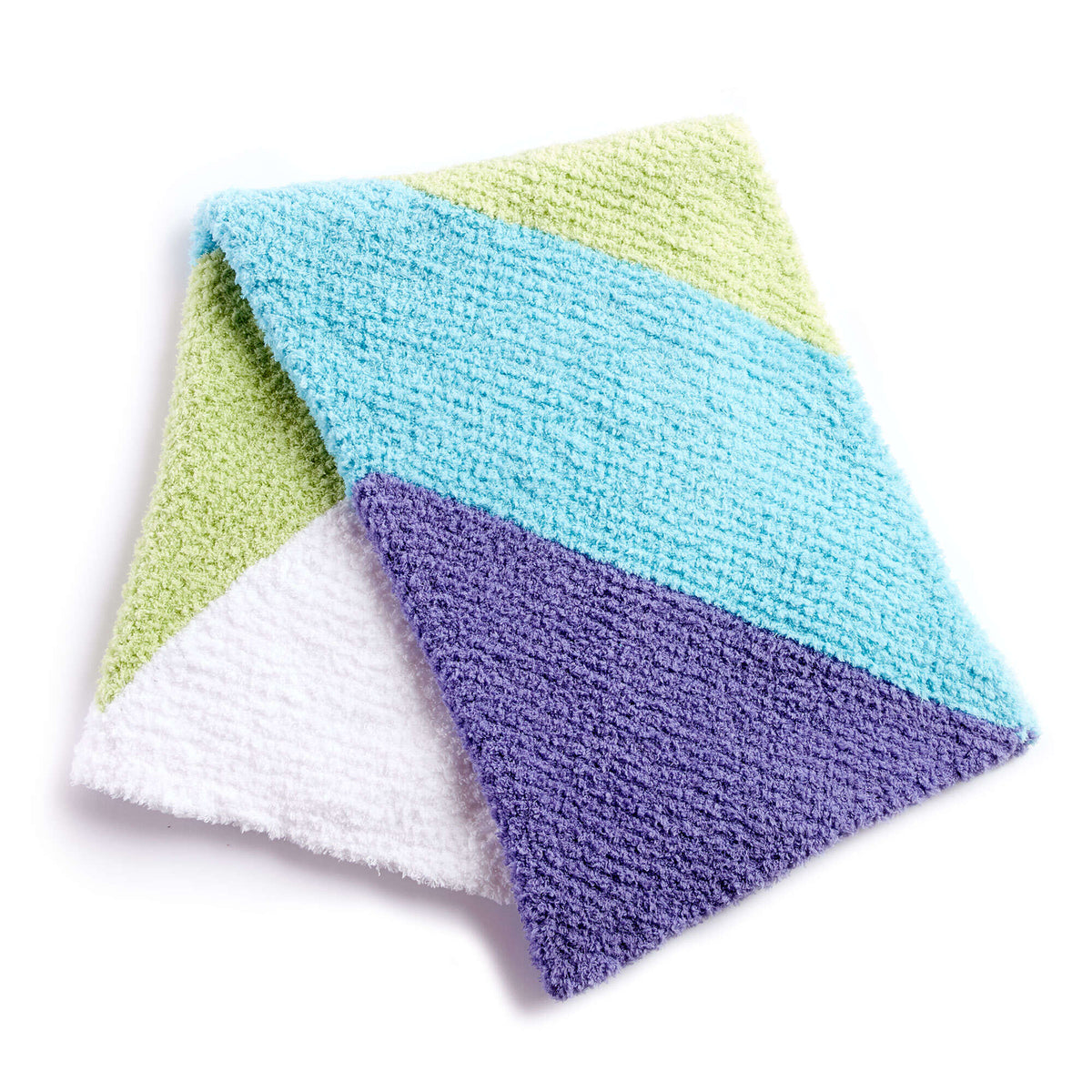 Knit Blanket made in Bernat Pipsqueak yarn