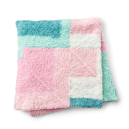 Bernat Cloud Nine Knit Baby Blanket Knit Blanket made in Bernat Pipsqueak yarn