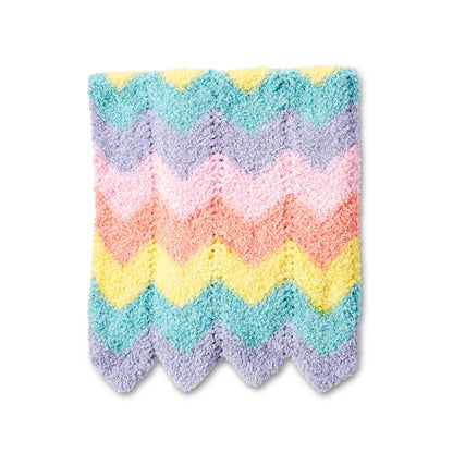 Bernat New Wave Knit Baby Blanket Knit Blanket made in Bernat Pipsqueak yarn