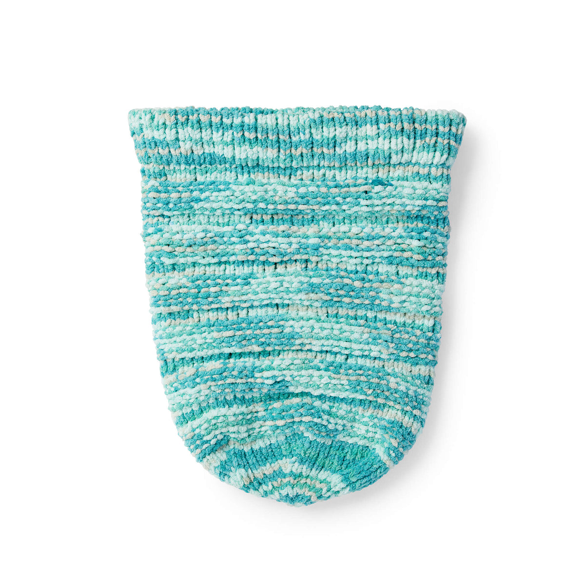 Knit Blanket made in Bernat Baby Blanket yarn