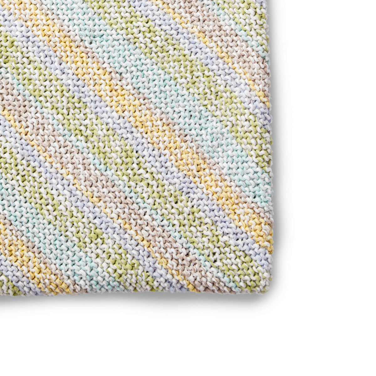 Knit Blanket made in Bernat Baby Marly yarn