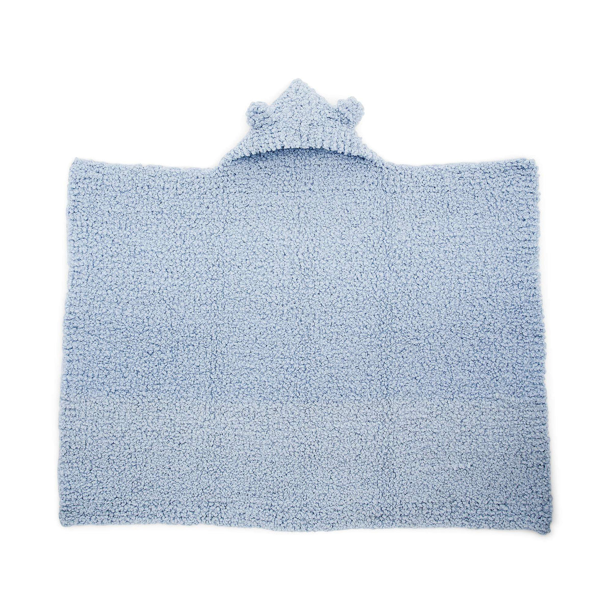 Knit Blanket made in Bernat Sheepy yarn