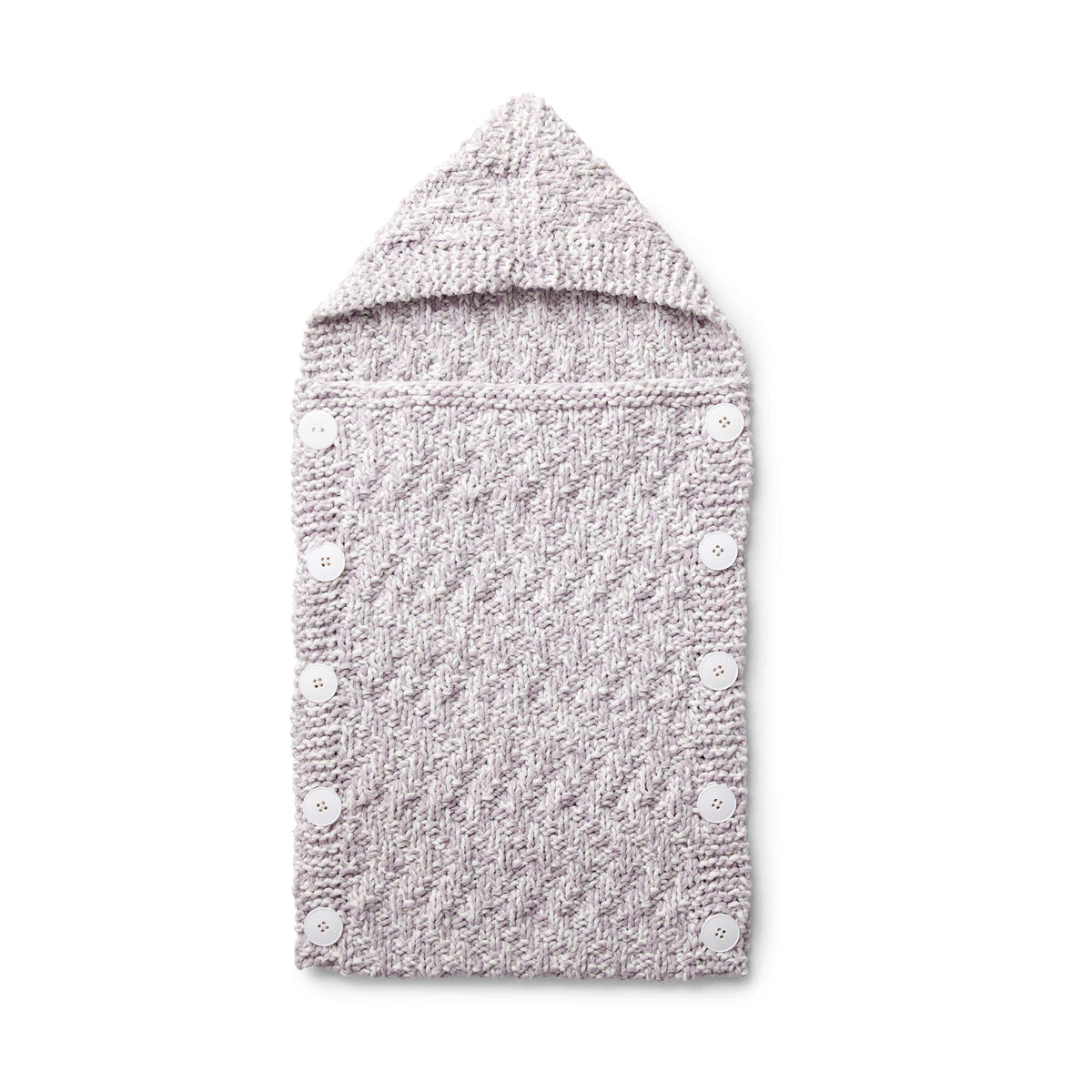 Knit Bag made in Bernat Baby Marly yarn