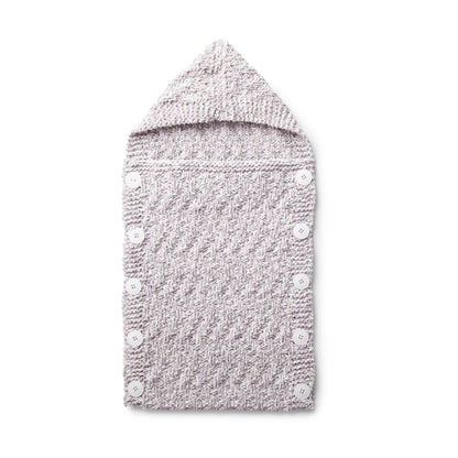Bernat Knit Bunting Bag Knit Bag made in Bernat Baby Marly yarn