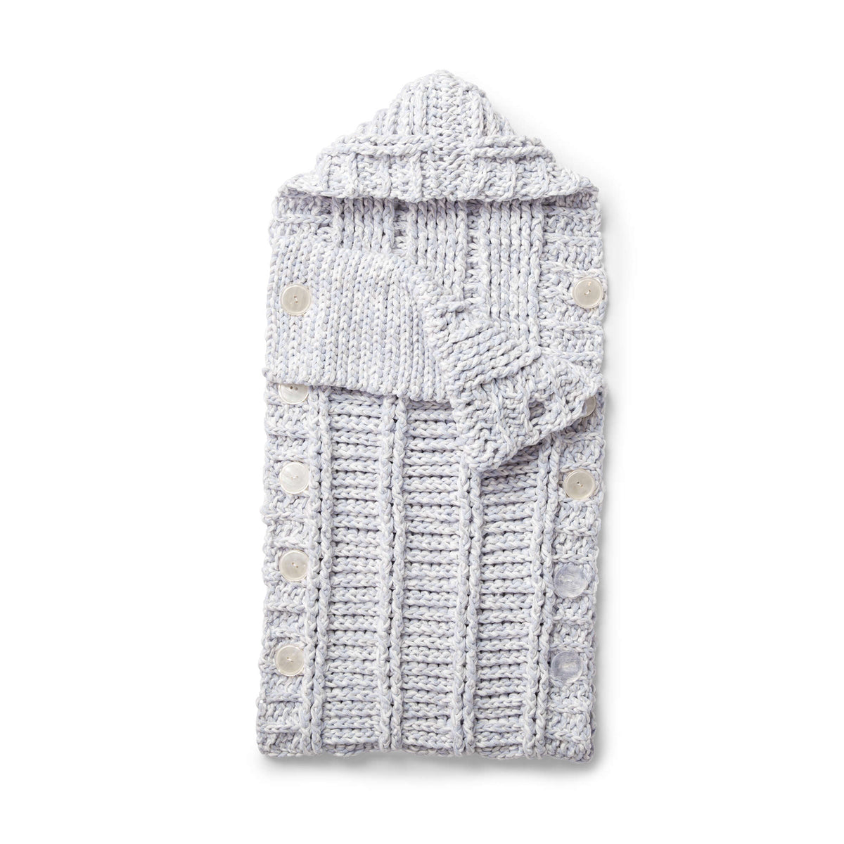 Knit Bag made in Bernat Baby Marly yarn