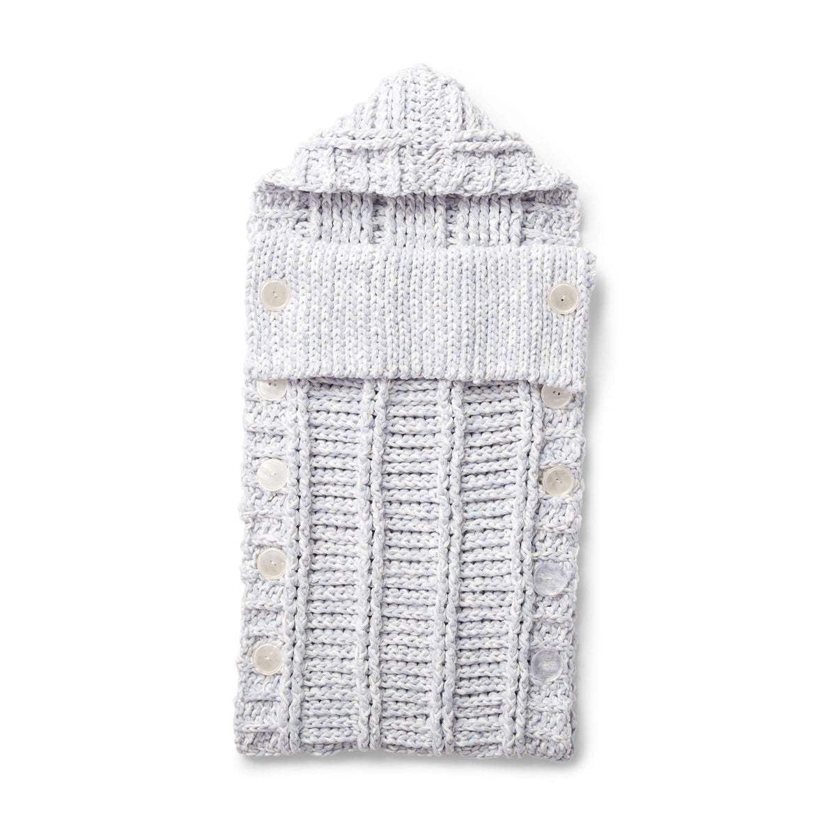 Knit Bag made in Bernat Baby Marly yarn