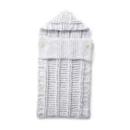Bernat Crochet Bunting Bag Knit Bag made in Bernat Baby Marly yarn