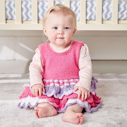 Bernat Layer Cake Knit Dress 18 mos