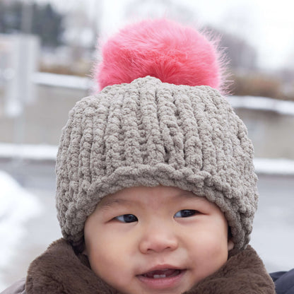 Bernat Knit Big Stitch Baby Hat 18-24 mos