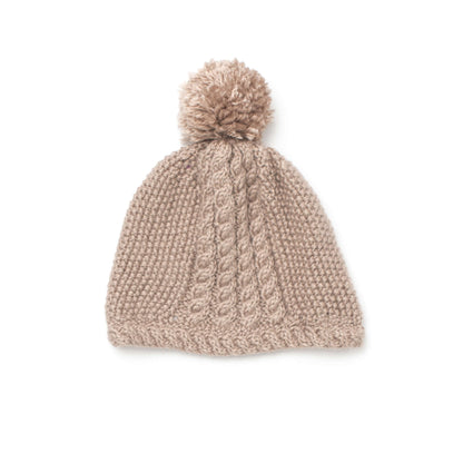 Bernat Knit Hat for Little Ears Knit Hat made in Bernat Softee Baby yarn