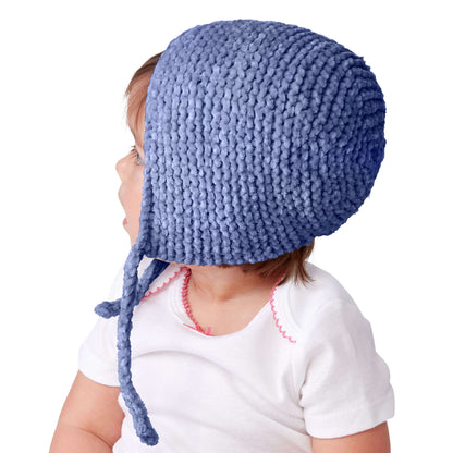 Bernat Knit Garter Stitch Bonnet 6-12 mos.
