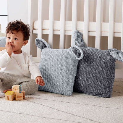 Bernat Knit Bunny Pillows Tiny Teal