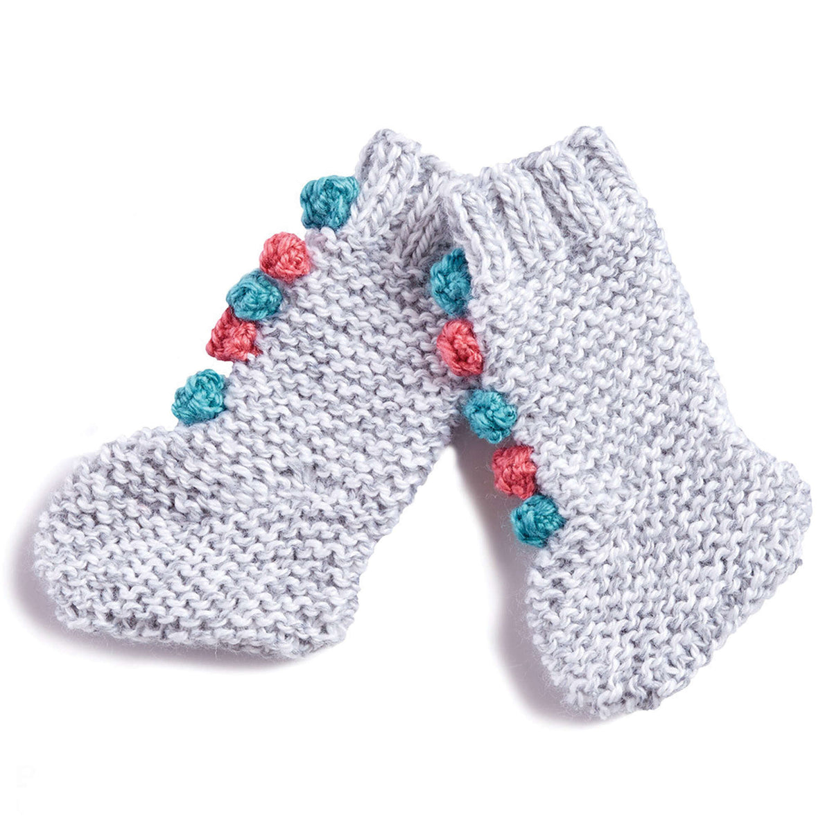 Knit Sock made in Bernat Softee Baby yarn