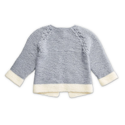 Bernat Dipped Detail Knit Cardigan 18 mos