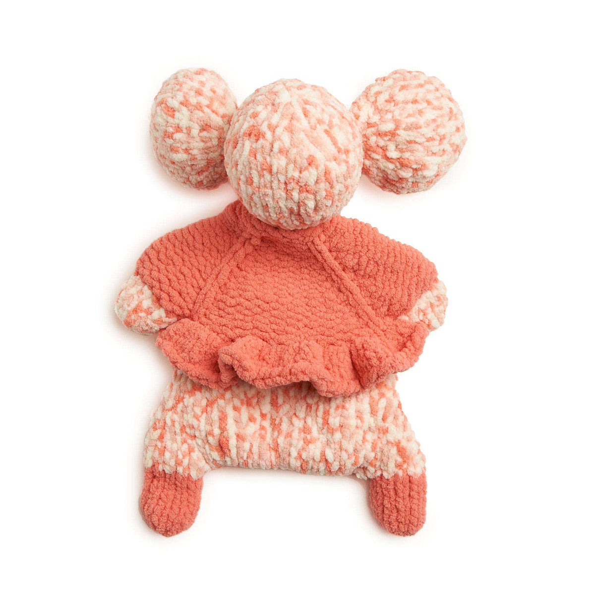 Knit Toy made in Bernat Baby Blanket yarn