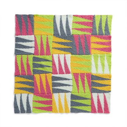 Bernat Dino Claws Knit Blanket Knit Blanket made in Bernat Forever Fleece Finer yarn