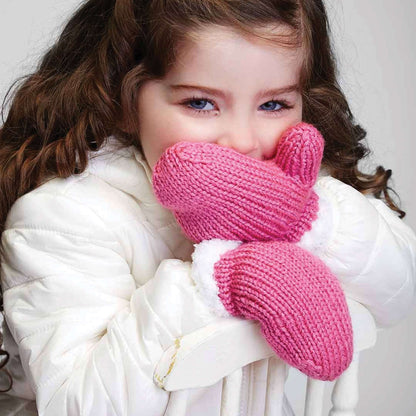 Bernat Knit Let It Snow Mittens 10-12 yrs