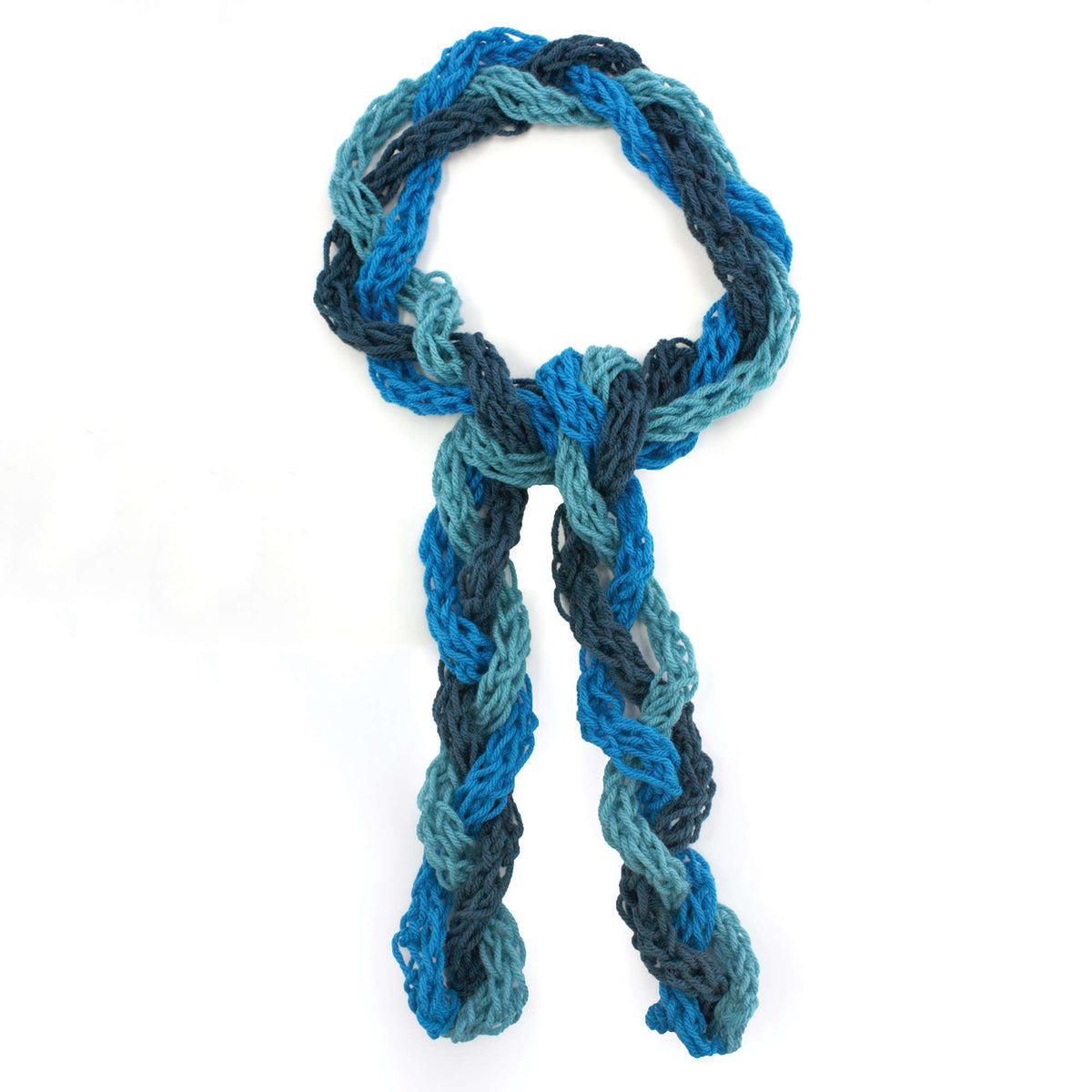 Knit Scarf made in Bernat Super Value yarn