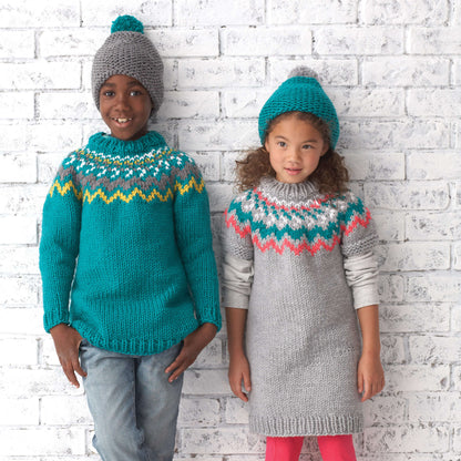 Bernat Knit Rickrack Pullovers Version 1