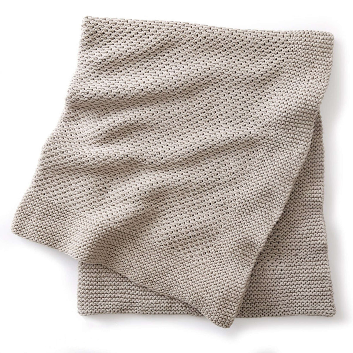 Knit Blanket made in Bernat Maker Home Dec yarn