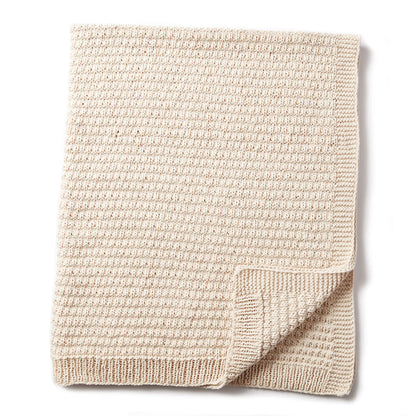 Bernat Knit Textured Throw Knit Blanket made in Bernat Maker Home Dec yarn